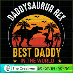Daddysaurus Rex SVG Cut File for Cricut & Silhouette Design 14906