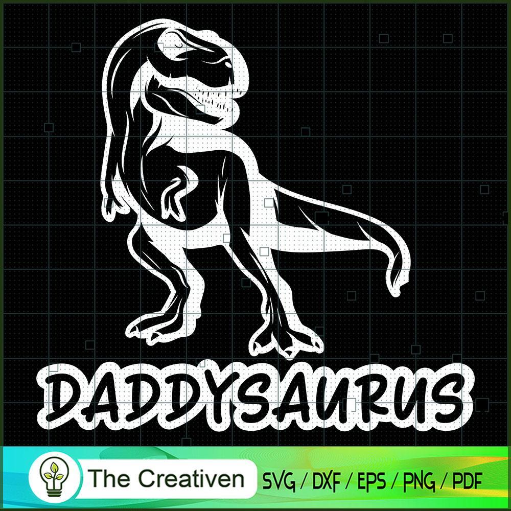 T-rex Daddysaurus SVG Cut File for Cricut & Silhouette 1 T-rex Daddysaurus SVG Cut File for Cricut & Silhouette