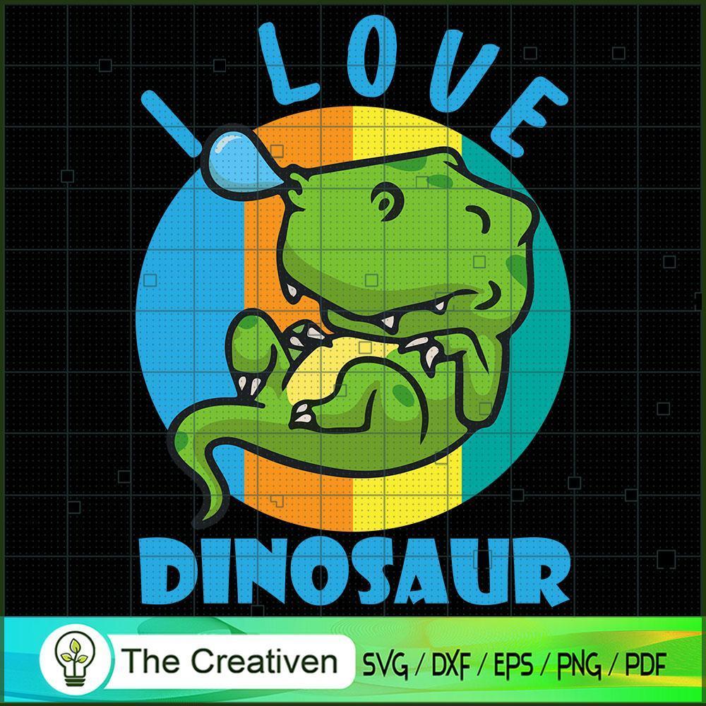 I Love Dinosaur SVG Cut File for Cricut & Silhouette 1 I Love Dinosaur SVG Cut File for Cricut & Silhouette