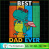 Dinosaur T-Rex Best Dad Ever SVG Cut File for Cricut & Silhouette
