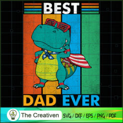 Dinosaur T-Rex Best Dad Ever SVG Cut File for Cricut & Silhouette