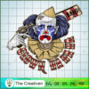 Sad Clown from Hell Circus H SVG Cut File for Cricut