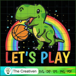 Dinosaur Let's Play SVG Cut File for Cricut & Silhouette