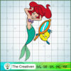 Funny Little Mermaid SVG, Disney Cartoon SVG, Ariel and Founder SVG
