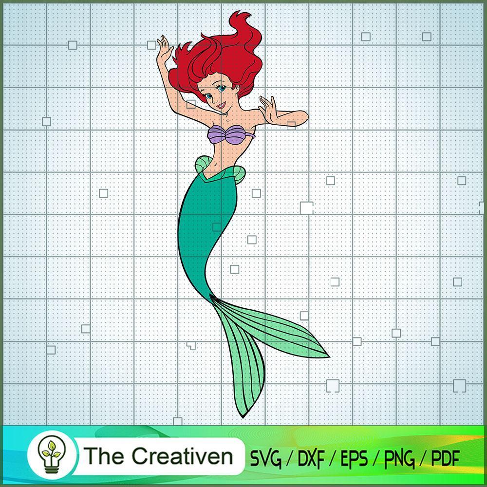 The Princess SVG, The Little Mermaid SVG, Disney Cartoon SVG 1 The Princess SVG, The Little Mermaid SVG, Disney Cartoon SVG