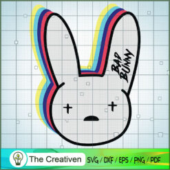Bunny Logo SVG, Bad Bunny SVG, Singer SVG