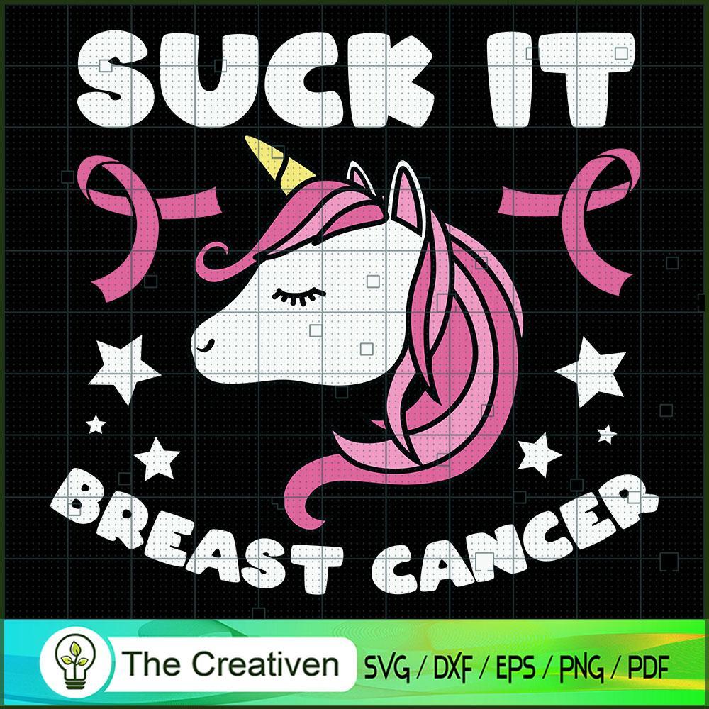 Suck It Breast Cancer Awareness SVG Cut File for Cricut & Silhouette 1 Suck It Breast Cancer Awareness SVG Cut File for Cricut & Silhouette