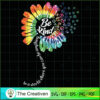Be Kind Tie Dye Flower Power SVG Cut File for Cricut
