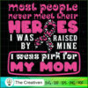 I Was Raised by My Hero Wear SVG Cut File for Cricut