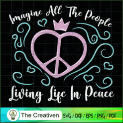 Hippie Imagine Living Life i SVG Cut File for Cricut