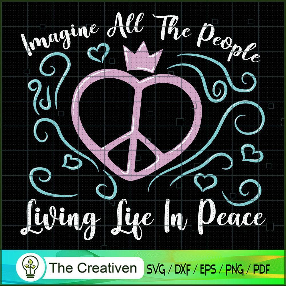 Hippie Imagine Living Life i SVG Cut File for Cricut 1 Hippie Imagine Living Life i SVG Cut File for Cricut