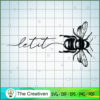 Let It Bee SVG, Peace Love SVG, Hippie Soul SVG 2 27 copy 26