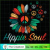 Hippie Soul Sunflower Hippie SVG Cut File for Cricut