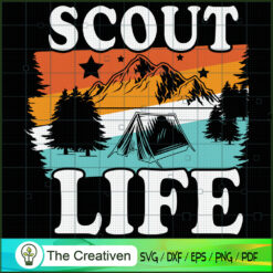Scout Life Camping Firewood  SVG Cut File for Cricut
