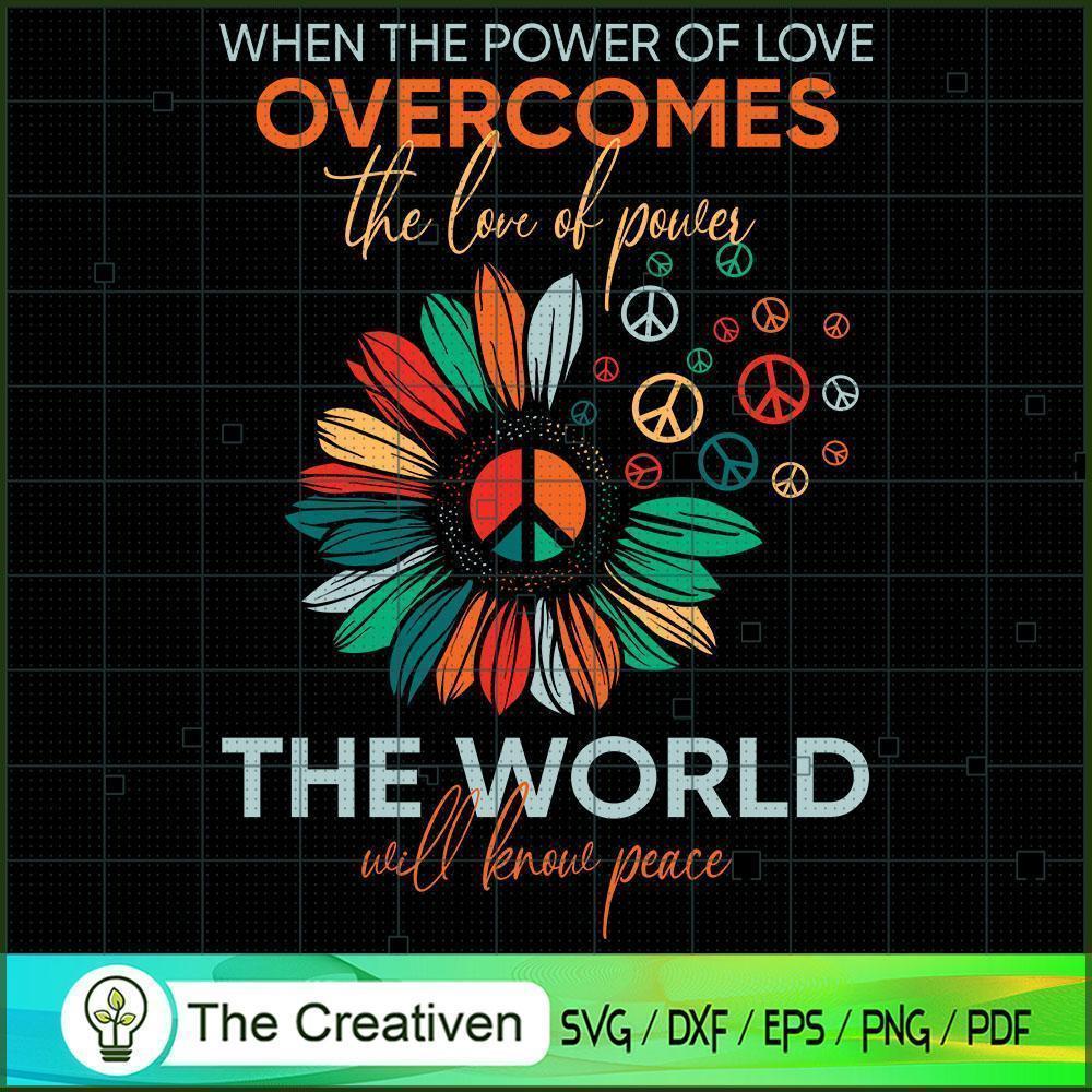 The Power of Love Sunflower Hippie SVG, Sunflower SVG, Hippie Soul SVG 1 The Power of Love Sunflower Hippie SVG, Sunflower SVG, Hippie Soul SVG