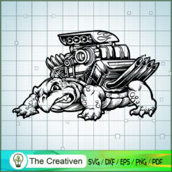 Silhouette Turtle Engine Spe SVG Cut File for Cricut
