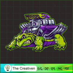 The Turtle Machine Animals Speed SVG Cut File for Cricut & Silhouette