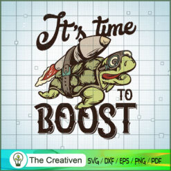 Turtle Rocket SVG Cut File for Cricut & Silhouette