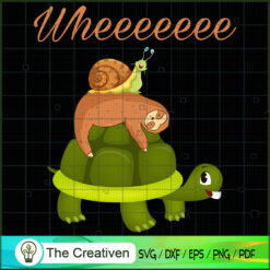 Sloth Turtle and Snail Best  SVG Cut File for Cricut
