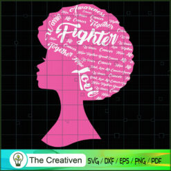 Breast Cancer Women Fighter Support SVG , Trending SVG