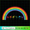 LGBT Pride Flamingos in Flag Colors SVG, Flamingos SVG, LGBT SVG