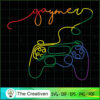 Gaymer LGBT Pride Video Game SVG Cut File for Cricut