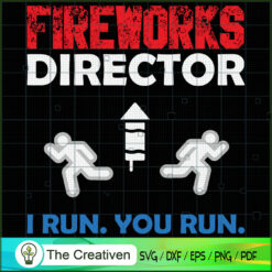 Fireworks Director Patriotic SVG Cut File for Cricut