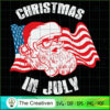Retro Hipster Santa 4th of July SVG Cut File for Cricut & Silhouette 2 33 2