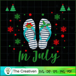 Christmas in July Summer Vac SVG Cut File for Cricut