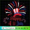 Happy 4th of July Celebratin SVG Cut File for Cricut