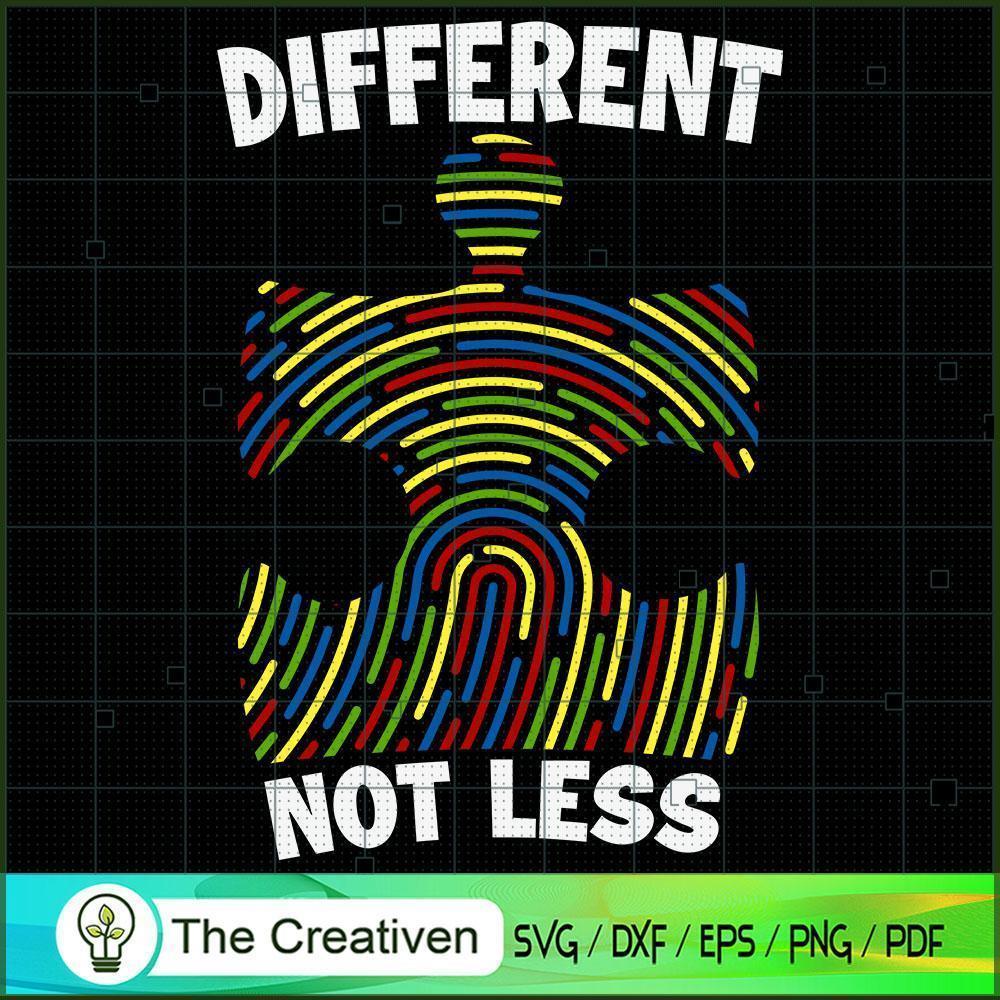 Different Not Less Autism Aw SVG Cut File for Cricut 1 Different Not Less Autism Aw SVG Cut File for Cricut
