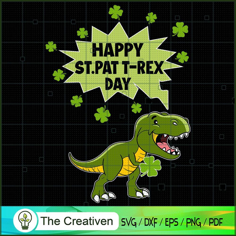 Happy St PatTrex Day St Patricks Day SVG, Trex SVG, St Paddys Day SVG 1 Happy St PatTrex Day St Patricks Day SVG, Trex SVG, St Paddys Day SVG