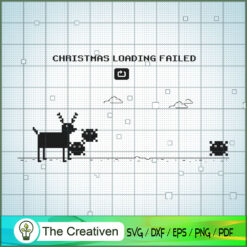 Game over Reindeer Loading f SVG Cut File for Cricut