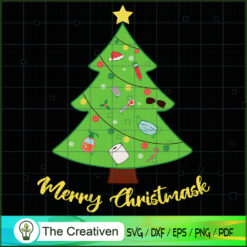 Merry Christmas Quarantine C SVG Cut File for Cricut