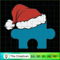 Santa Autism Christmas Autis SVG Cut File for Cricut
