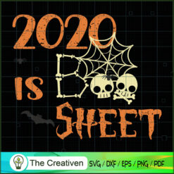 2020 Boo Sheet Skull Skeleto SVG Cut File for Cricut