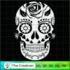 Sugar Skull Funny Halloween White SVG Cut File for Cricut & Silhouette