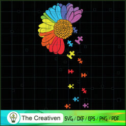Choose Kind Autism Awareness Flower SVG, Autism SVG, Trending SVG
