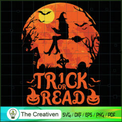 Trick or Read Halloween Read SVG Cut File for Cricut