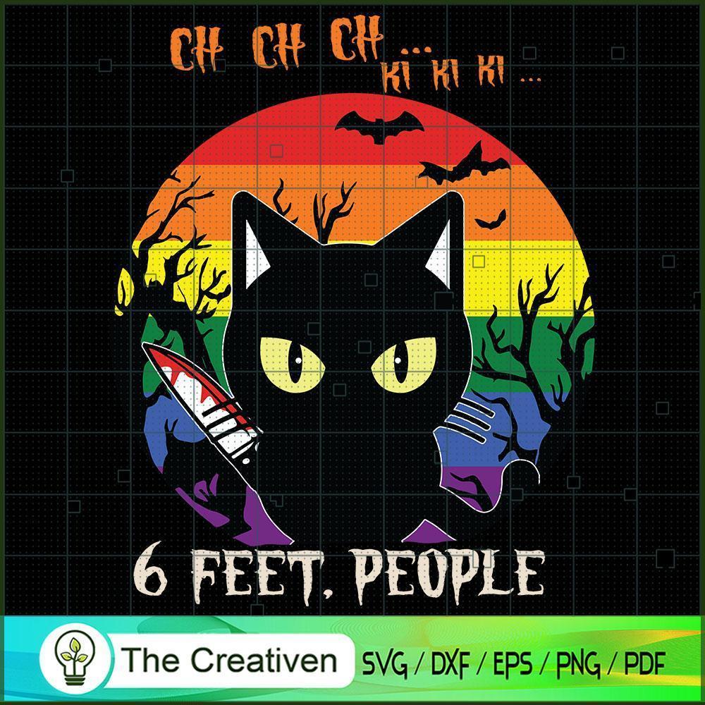 6 Feet People Halloween Cat SVG Cut File for Cricut 1 6 Feet People Halloween Cat SVG Cut File for Cricut
