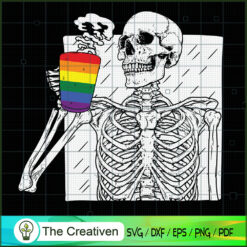 Halloween LGBT Coffee Drinki SVG Cut File for Cricut