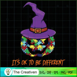 Halloween Autism Awareness - SVG Cut File for Cricut Design 13250