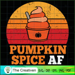 Pumpkin Spice Af Funny Hallo SVG Cut File for Cricut