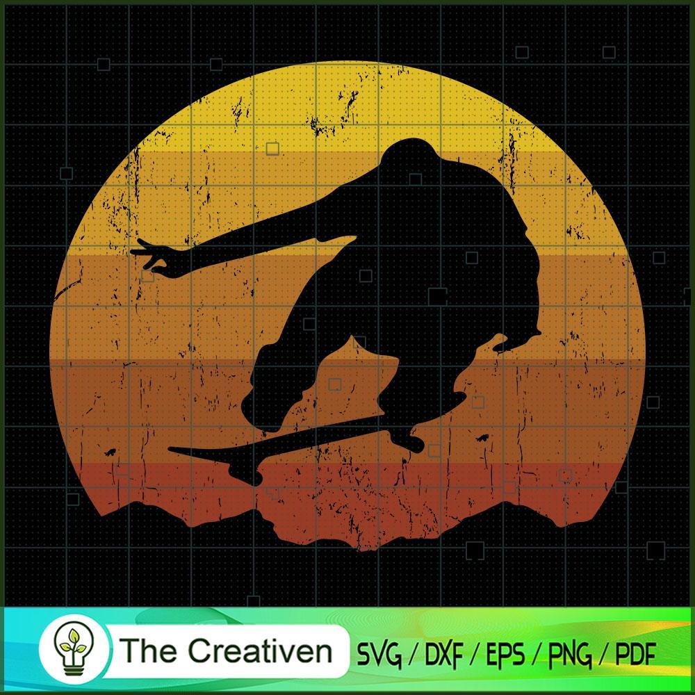 Retro Sunset Skateboard SVG , Skateboard SVG , Retro Sunset SVG 1 Retro Sunset Skateboard SVG , Skateboard SVG , Retro Sunset SVG