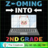 Zooming into 2nd Grade Virtu SVG Cut File for Cricut