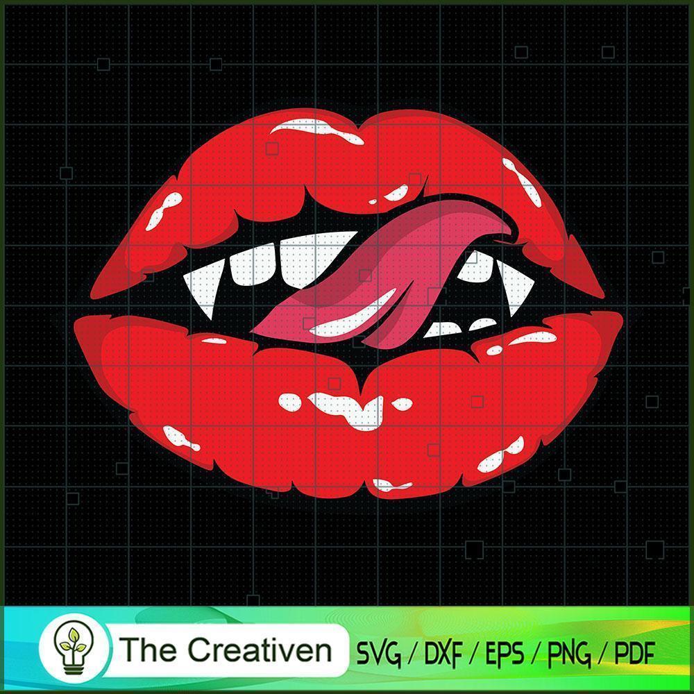 Vampire Lips Halloween SVG, Halloween SVG, Halloween Lips SVG 1 Vampire Lips Halloween SVG, Halloween SVG, Halloween Lips SVG