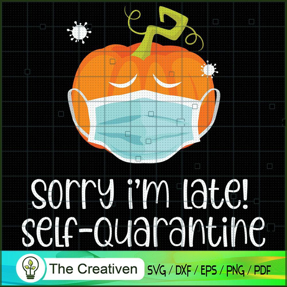 Funny Pumpkin Self-Quarantine SVG, Halloween SVG, Pumpkin SVG 1 Funny Pumpkin Self-Quarantine SVG, Halloween SVG, Pumpkin SVG