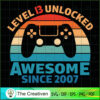 13th Birthday Awesome Gamer SVG Cut File for Cricut & Silhouette