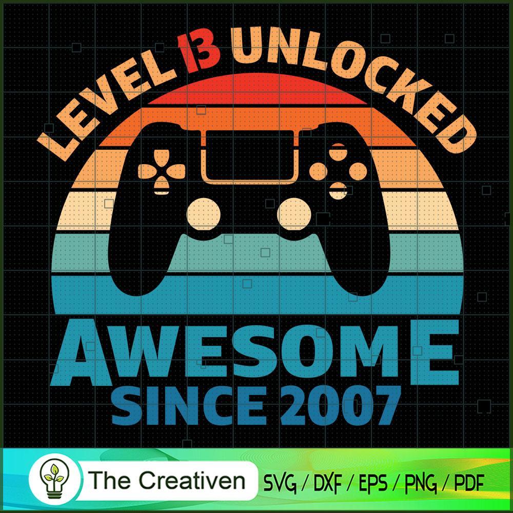 13th Birthday Awesome Gamer SVG Cut File for Cricut & Silhouette 1 13th Birthday Awesome Gamer SVG Cut File for Cricut & Silhouette