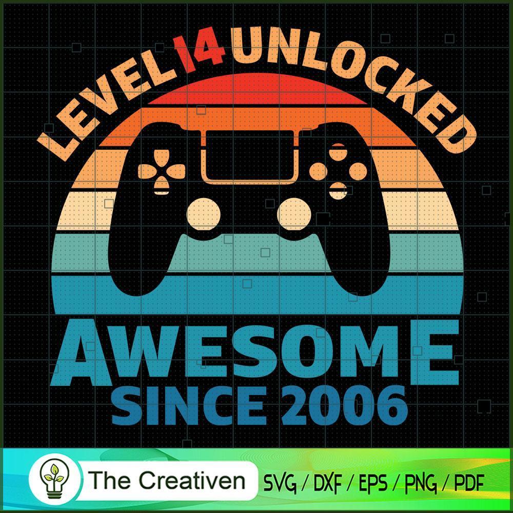 14th Birthday Awesome Gamer SVG Cut File for Cricut & Silhouette 1 14th Birthday Awesome Gamer SVG Cut File for Cricut & Silhouette